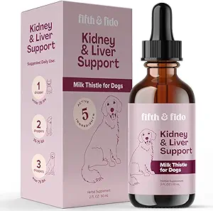 Köpekler için Adrenal Destek - Licorice ile Herbal Sıvı Supplement, Süt Butle, Astragalus, Eleuthero & Rhodiola - Normal Cortisol, Enerji ve Organ Fonksiyonları - 2 fl ozz