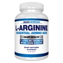 Arazo Beslenme Premium L Arginine - 1340 mg Nitrik Oksit L-Citrulline ve Enerji için Temel Amino Asitler - Uzun ve Sert Trene Güçlü NO Poker - 60 Capsules