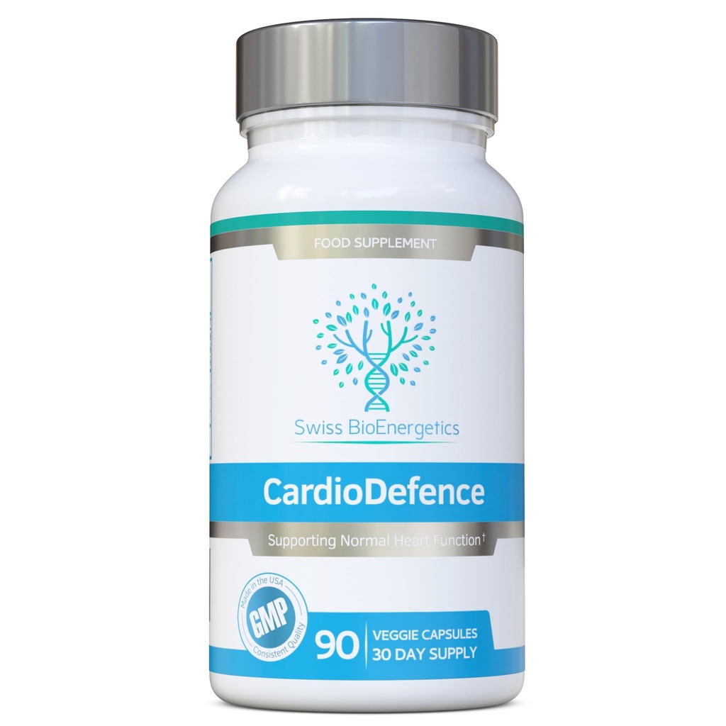 CardioDefence – 90 Capsules – CoQ10, D-Ribose, Acetyl L-Carnitine, B Vitaminleri ve MCT'nin normal fonksiyonuna katkıda bulunmak ve yorgunluğu azaltmak için kesin bir denge