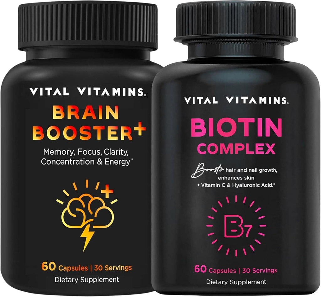 Vitals Vitamin Beyin ATM Plus + Biotin Kompleksi Capsules