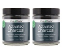 Viva Doria Aktif Charcoal Toz, Hardwood Derived, Yiyecek Grade, 1.2 Oz Glass Jar (2 Pack)