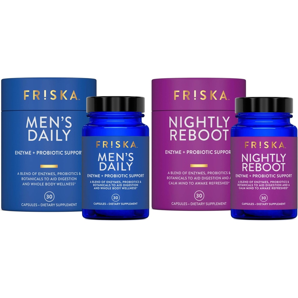 FRISKA Mens & Nightly Probiotic Bundle 