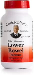 Christopher's Original Formulas Lower Bowel Cleanse Formula Κάψουλες - Herbal Laxative Colon Cleanse and Gut Cleanse 100 ct.