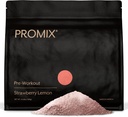 Promix Pre-Workout Toz, Strawberry Lemon – Boosts Focus, Energy & Endurance – Caffeine, B12, Beta-Alanine & L-Tyrosine – Gluten & Dairy-Free, 10.05 oz