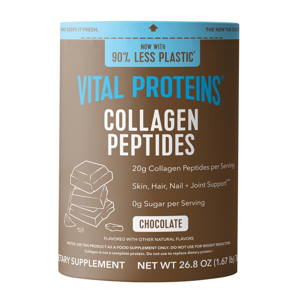Vital Proteins Collagen Powder Toz Supplement, Hydrolyzed Collagen for Skin, Hair, Nails & Joints, Chocolate, 28 Servisler