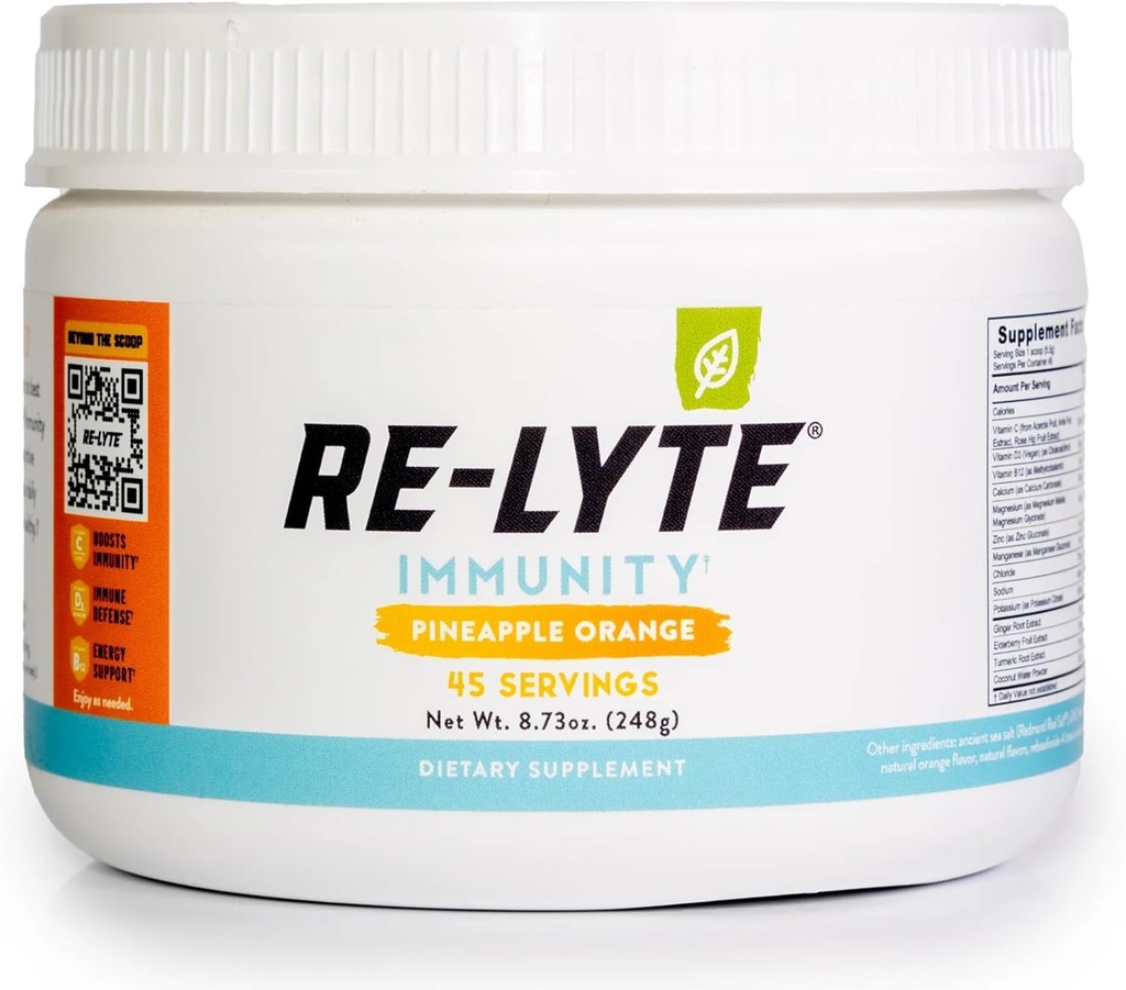 Re-Lyte Ανοσία REDMOND, Πολυβιταμίνη συμπλήρωμα Μίγμα (Pinapple Orange)