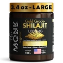 Fulvic Acid, Humic Acid, 85+ Minerals- Gold Grade Plus - 100g, 1000 mg Per Servis - Enerji, Stamina, Beyin Desteği - ABD'de Yapılan