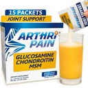 Arthripain – Joint support Cartilage Repair Supplement – Clinically Tested Joint Juice - Ligament Relief Support – Glucosamine Chondroitin MSM – Swollen Knee treatment –Sugar-Free – Made in US - 15ct