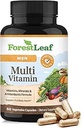 ForestLeaf Günlük Vitaminler Erkekler için Çokvitamin - Erkekler için Çok Fazla Vitaminler & Multiminerals Supplement | All Essentials Needed for Health, Longevity & Energy | 60 Veg Caps