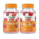 Lifeable Prebiyotik Fiber Çocuklar + Vitamin D3 + Vitamin K2 Çocuklar, Gummies Sche - Great Tasting, Vitamin Supplement, Gluten Free, GMO Free, Chewable Gummy