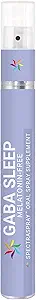 Melatonin Free GABA Sleep Support Spray Supplement -Vegan, Natural & effective Oral Spray with GABA, L-Theanine, 5 HTP, & Herbal Mix. No Melatonin, 30 Day Supply