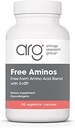 Allergy Research Group Free Aminos Supplement - Lean Muscle Mass Support, Vegetarian Capsules - 100 Count