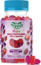Πολυβιταμίνη Jelly Bean Gummies με ψευδάργυρο για τα παιδιά, συμπληρώματα διατροφής ανοσοποιητική υποστήριξη, χορτοφαγικά, 120 Berry Blast Jelly Beans, Kosher