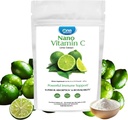 Bir Gezegen Beslenme Nano Vitamin C Toz 8 oz (227 Hizmet) , Ascorbik Asit Lime Extract, Nano Gelişmiş Aborpsiyon, Destekler Collagen Production & Immune Health, Non-GMO, Vegan