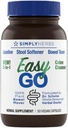 Dr. Schulze'nin Easy GO Bowel Mover - Formulaed Gentle Laxative, Colon Toner & Stool Softener | 100% Plant Natural Bowel Cleanse - Düzenli ve Tamamlanan Bowel Hareketleri - 50 Vegan