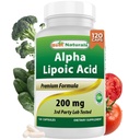 Best Naturals Alpha Lipoic Acid 200 Mg 120 κάψουλες