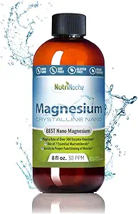 NutriNoche tarafından sıvı -% 99.99 Ultra Pure Crystalline Nano Drops maksimum Aborpsiyon ve Bioavailability - Magnezyum Glycinate Liquid Alternative - Supports Sleep Calm Energy Muscles Nerves