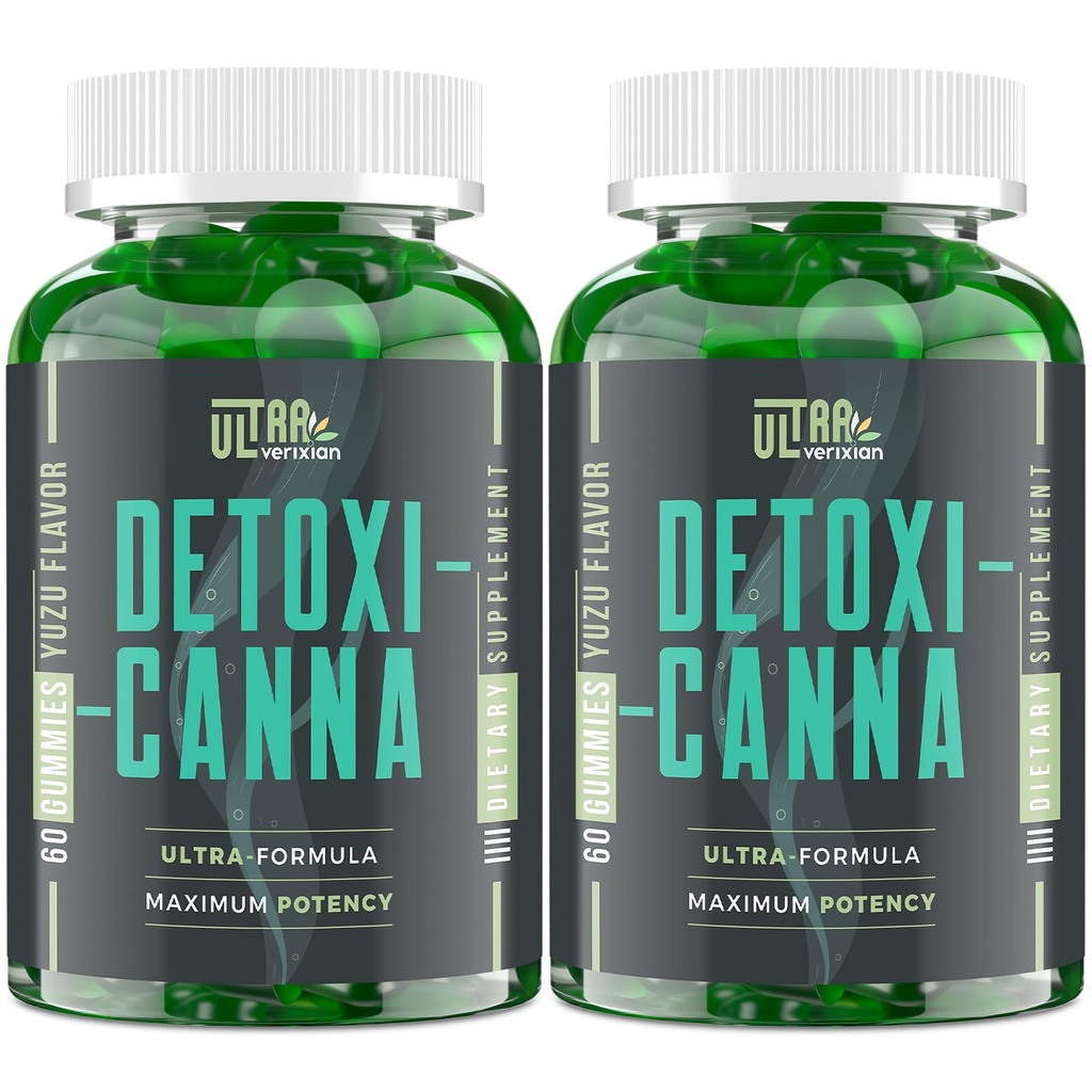 Detox Cleanse Gummies - Liver, Gut, Kidney Cleanse Detox & Tamir, Hızlı ve Etkili Full Body Cleanse Kadınlar ve Erkekler için Butle - Natural Plant-Based Detox Supplement, 120 Gummies