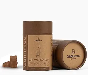 Ashwagandha 1500mg + ψευδάργυρος, βιταμίνη D2 Vegan Gummies ( Ρίζες Ashwagandha)