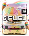 G Yakıt Rainbow Sherbet Energy Drink Toz, Pre Workout Caffeine Mix for Game, Sugar Free Focus Dee, Vitamin + Antioksis, 9.9oz (Rainbow Sherbet, 40 Hizmet)
