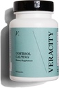 Veracity Cortisol Calming - Klinik olarak Proven Stres ve Uyku Desteği Tamam - Gerilmeleri ve Zihinsel Adaptojenlerin Doğal Kombinasyonu ile Ruh Clarity - 60 Capsules