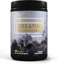 BioEmblem Creatine Monohydrate Powder – Micronized, Unflavored, 5000mg ανά υπηρεσία (5g) – Υποστηρίζει μυϊκή δύναμη, την αποκατάσταση προπόνησης και την απόδοση Creatine συμπλήρωμα– Vegan, μη GMO, 60 εξυπηρετεί
