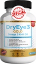 Kuru Eye 3 Gold Omega 3 Krill Oil Extra Strength, 60 Softgels, Kuru Eye Support, Non-GMO, Gluten Free, Sugar Free (1)