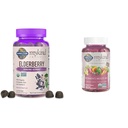 The Life Organics Elderberry Gummies for Yetişkinler & Çocuklar - Immune Support Supplement with Organic Fruit & Organics Women 40+ Gummy Vitamins - Berry - Sertifikalı Organik Organik Meyve & Organik Vitaminler - Berry
