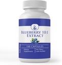 Pure Original Materialss Blueberry 10:1 Ekstraksiyon, (100 Capsules) Her zaman Pure, Nomixs Or Fillers, Lab TY
