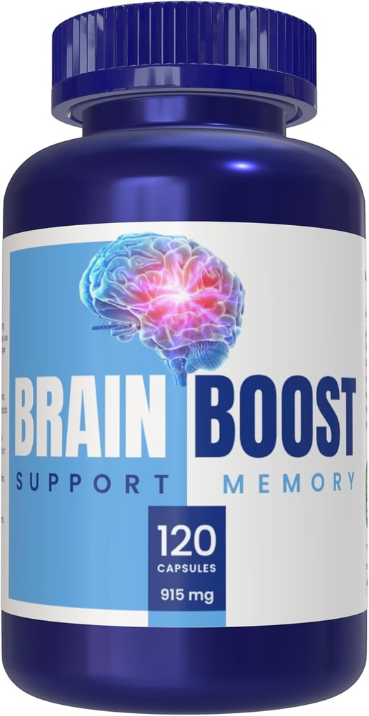 Beyin Boost Supplement, 120 Capsules, GMO, Gluten Free, Supports Memory, Focus & Concentration