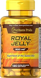 Puritan's Pride Royal Jelly 500 mg 120 Softgels