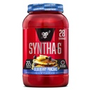 BSN SYNTHA-6 Premium Protein Powder με 6g Fiber, Whey Protein, Micellar Casein, Milk Protein Isolate Blend, 5g Fat, Blueberry Pancake, 28 Servings (Packaging May Vary)