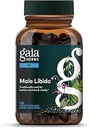 Gaia Herbs Male Libido - Herbal Supplement with Saw Palmetto, Horny Goat Weed, Maca & Oats - Supports Stamina, Vitality & Hormone Balance for Men - 120 Vegan Liquid Phyto-Capsules (30-Day Supply)