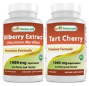 En İyi Doğallar Bilberry 1000 mg & Tart Cherry Extract 1000 mg
