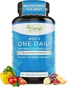 Pure By Nature One-Daily Multivitamin for Men, Immune Support Supplement with Non-GMO Ingredient, Vitamin & Minerals for Energy, 60 Veggie Capsules