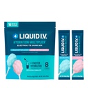 Sıvı I.V.® Hydration Multiplier - Pamuk Candy | Elektrolyte Toz İçecek Mix | 1 Pack (16 hizmet)