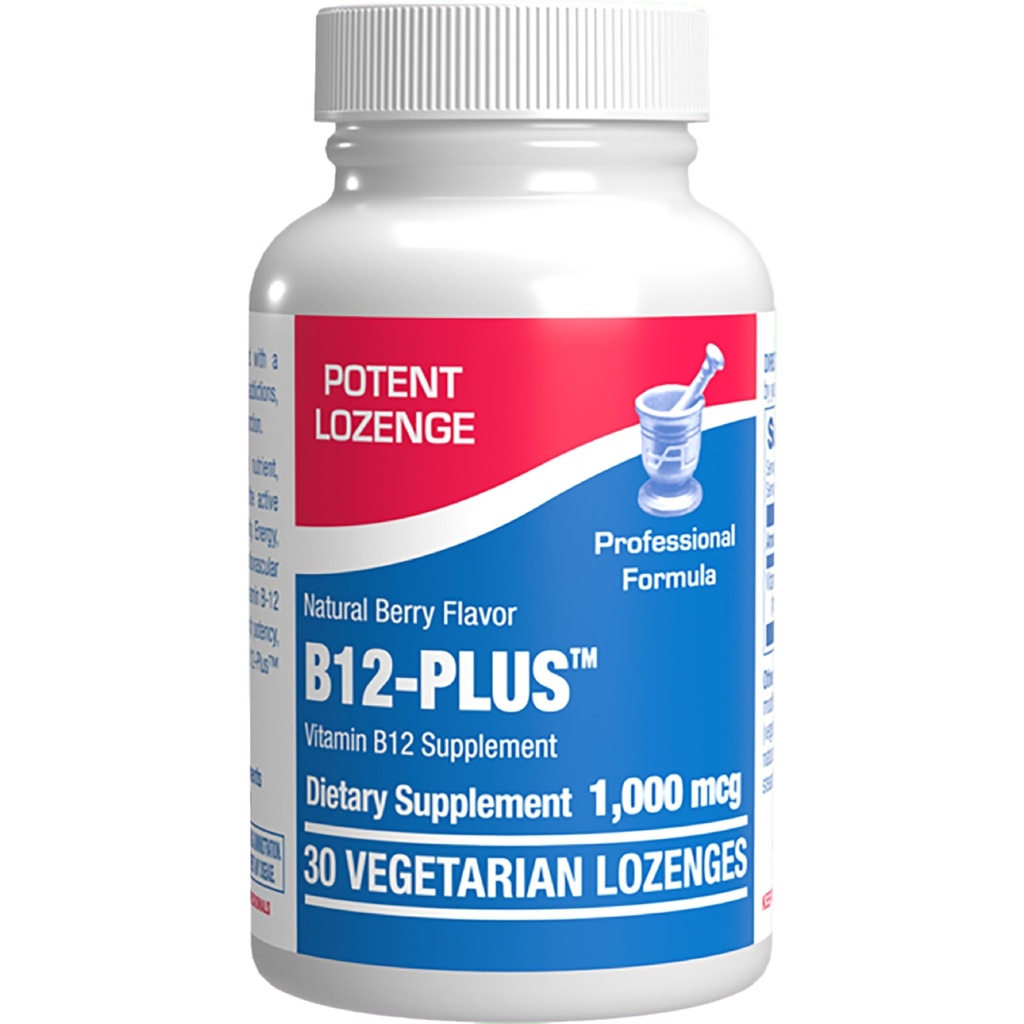 B12 Mecobalamin 1000 mcg - Klinik Formula Mesel B12 Enerji Göz Nerve ve Beyin Desteği için Temel 1000 mcg - 30 Kont (Berry Flavor)