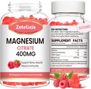 2 Pack Citrate Gummies 400MG, High Abpole Gummies for Yetişkinler, Kas & Diş Desteği, Vegan 120 Cts