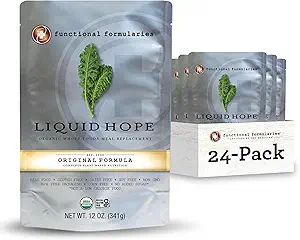 Λειτουργικές Φόρμουλες Liquid Hope Organic Tube Feeding Formula and Nutritional Meal Replacement, 12 Oz Pouch, Pack of 24