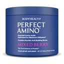 BodyHealth PerfectAmino Toz - BCAA ve EAA Toz Pre ve Post Workout - Amino Asit Enerji Erkekler ve Kadınlar için Yalın Kas ve Kurtarmayı Desteklemek - Karma Berry - 30 Hizmet