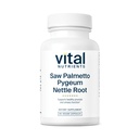 Vital Nutrients Palmetto ile Pygeum & Nettle Root - Erkekler için Vegan Saw Palmetto Sağlıklı Prostate Function* - Gluten, Süt, Soy Free - 60 Capsules