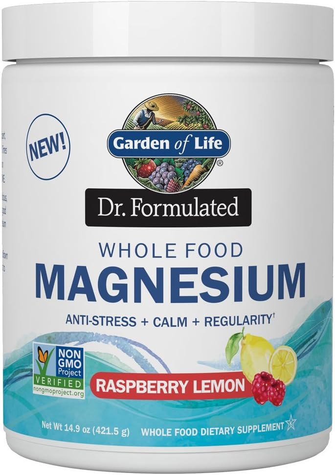 Life Whole Food Magnezyum Toz, 421.5g - Raspberry Lemon, Vegan, Gluten & Sugar Free