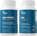Dr. Tobias Deep Immune Probiotics & Prebiotics and DIM Complex, Υποστηρίζει Digestive Health, Gut Immune Function, Ορμονική Ισορροπία για γυναίκες & άνδρες