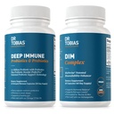 Dr. Tobias Deep Immune Probiotics & Prebiotics and DIM Complex, Υποστηρίζει Digestive Health, Gut Immune Function, Ορμονική Ισορροπία για γυναίκες & άνδρες