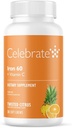 Celebrate Vitamins Iron Supplement with 60mg Iron & Vitamin C – Citrus Chewables for Bariatric Patients, Gastric Bypass & Sleeve Gastrectomy Support 30 Tablets for Post-Surgery