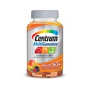 Centrum Multivitamin Gummy for Yetişkinler 50 Plus, Assorted Flavor, Fruit, 120 Count