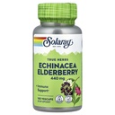 SOLARAY Echinacea ve Elderberry Capsules, 440 mg | 100 Count