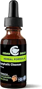 Cedar Bear - Lymphatic Cleanse Immune Support Supplement, Alkol-Free Lymphatiage Drops with Immune-Enhancing Natural Herbs, Liquid Herbal Supplements, 2 fl ozz