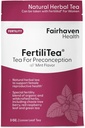 Fairhaven Health FertiliTea | Organik Fertness Tea for Women to Support Reproductive Health* | Prenatal Herbal Tea to Support Menstrual Cycle & Hormon Balance* | Contains Vitex | Mint | 60 Servisler