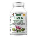 ANDREW LESSMAN Liver Anti-Oxidant Extracts 30 Capsules - Supports The Hard-Working Tissues of The Liver, Promotes Optimum Liver Health and Function. Milk Thistle, Turmeric and Artichoke Extracts